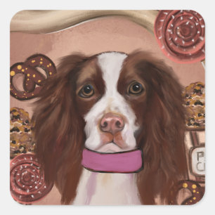English Springer Spaniel Square Sticker
