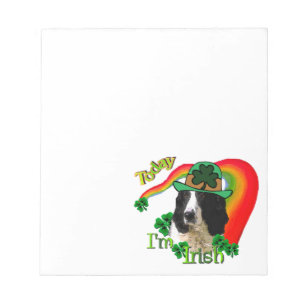 English Springer Spaniel St Pattys Notepad