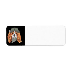 English Springer Spaniel Steampunk Return Address Label