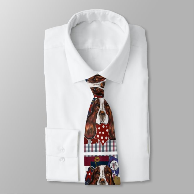 ENGLISH SPRINGER SPANIEL TIE (Tied)