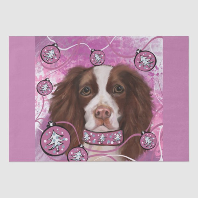 ENGLISH SPRINGER SPANIEL       TISSUE PAPER (Front)