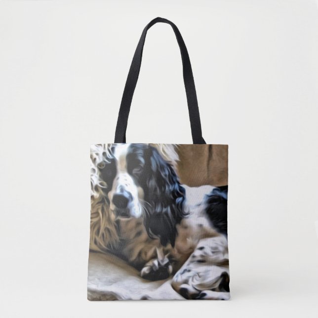English Springer Spaniel Tote Bag (Front)