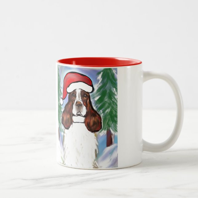 ENGLISH SPRINGER SPANIEL Two-Tone COFFEE MUG (Right)