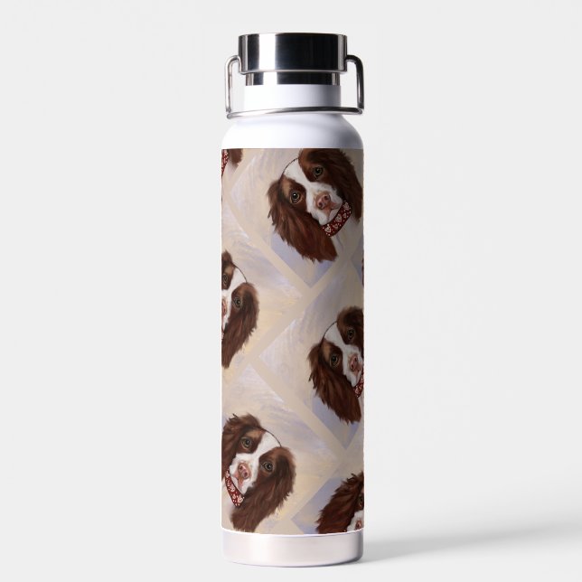 English Springer Spaniel Water Bottle (Back)