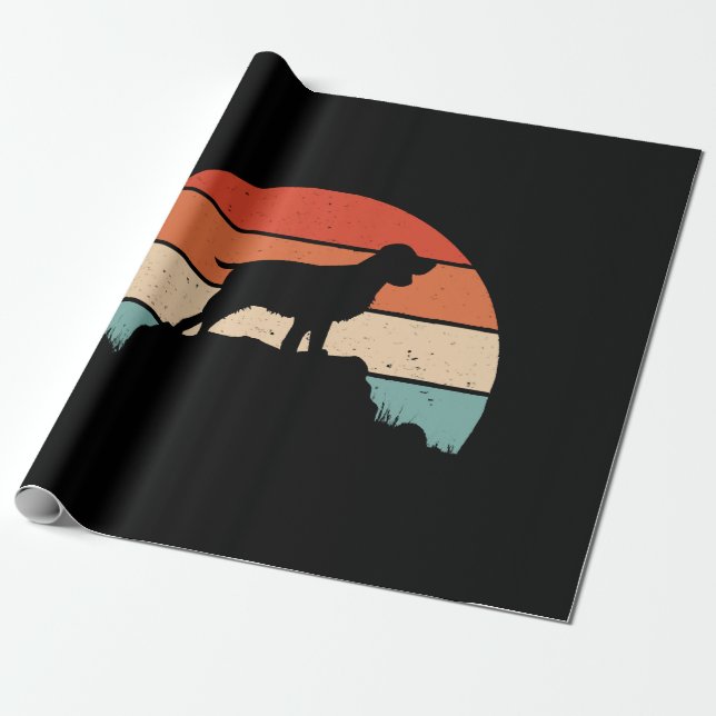 English springer spaniel wrapping paper (Unrolled)