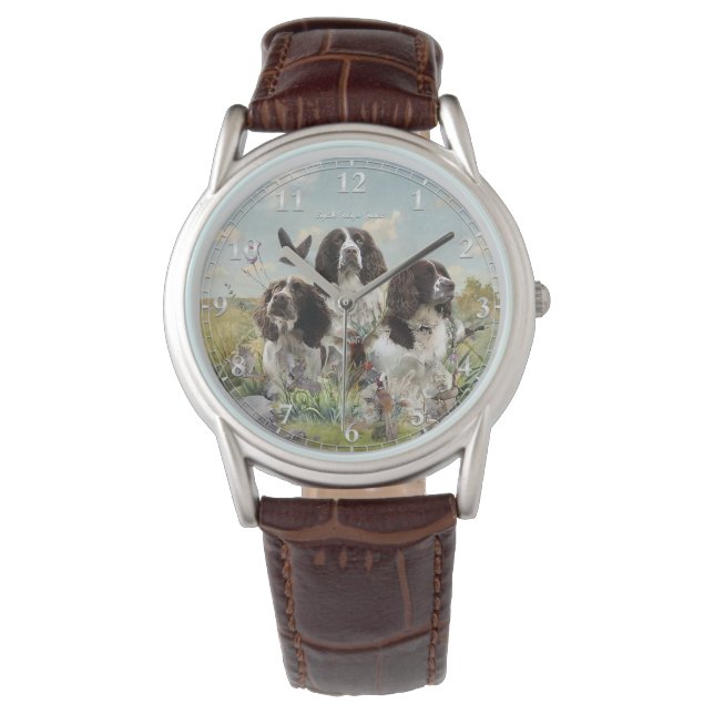 English Springer Spaniels ,Art Watch (Front)