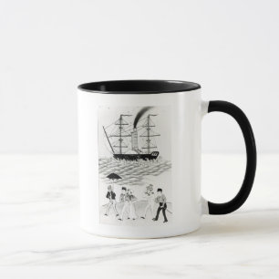 English Steamship at Canton, 1840 Mug