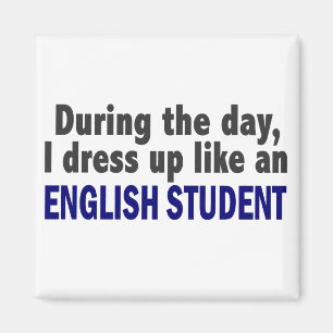 English Student During The Day Magnet