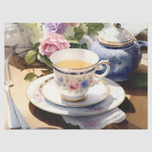 English Tea Victorian Decoupage Tissue Paper