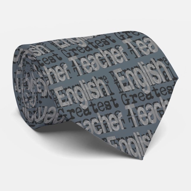 English Teacher Extraordinaire Tie (Rolled)