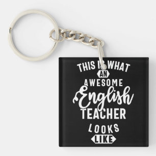 English teacher, Funny english teacher Key Ring