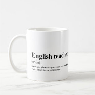 English Teacher Funny Teaching Definition Coffee Mug