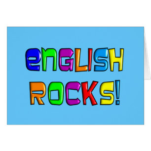 English Teacher Gifts "English Rocks!"