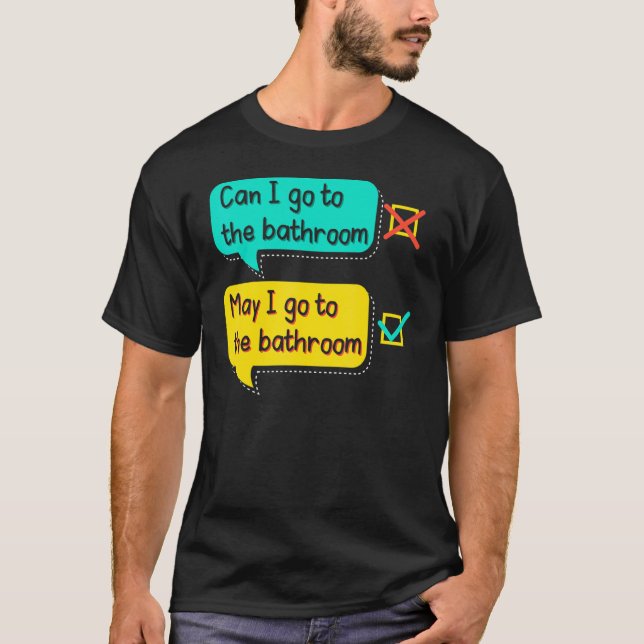 English Teacher Grammar Teaching School Grammarian T-Shirt (Front)