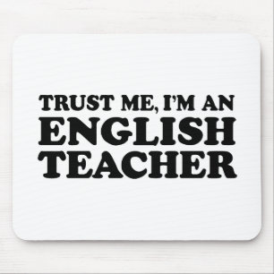 English Teacher Mouse Pad