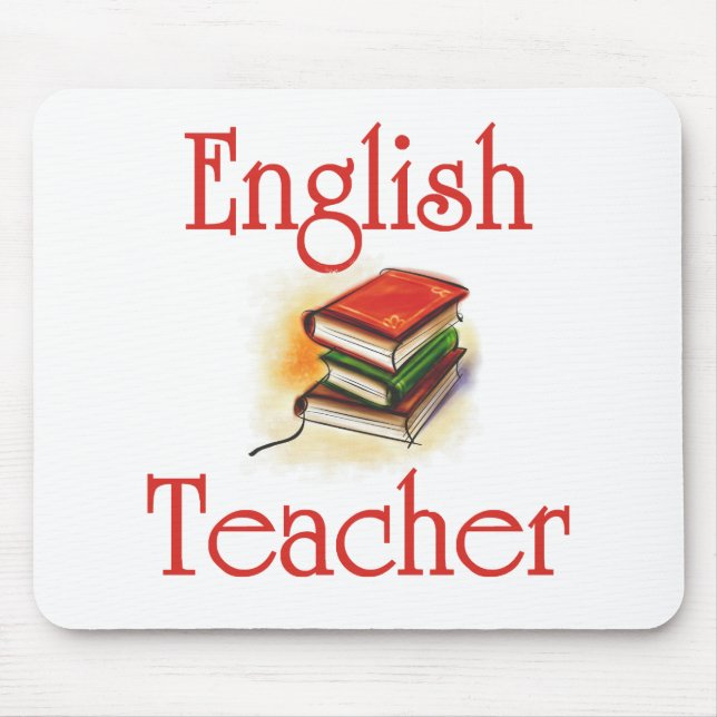 English Teacher Mousepad (Front)