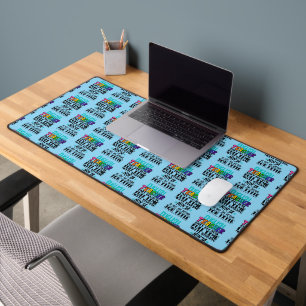 English Teacher Only Because Full Time Multi Task Desk Mat