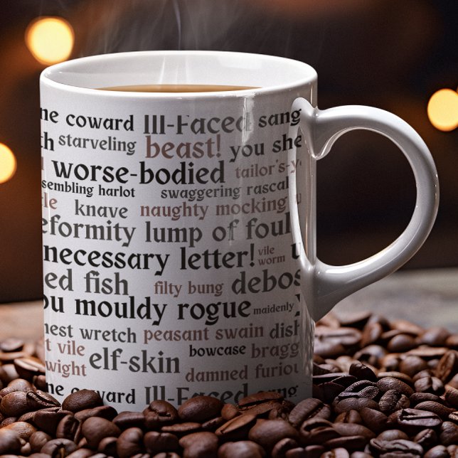 English Teacher Theatre End of School Shakespeare  Coffee Mug (shakespeare insults mug
)