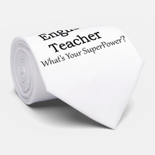 English Teacher Tie