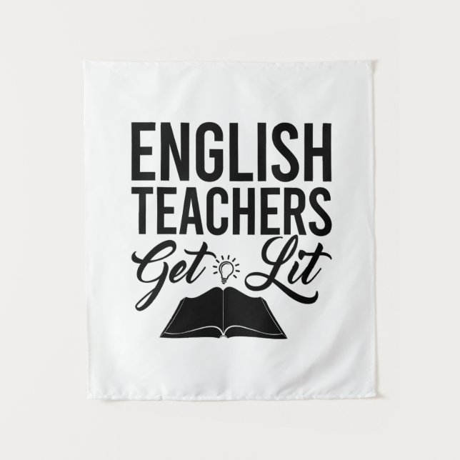 English Teachers Get Lit Tapestry (Front)