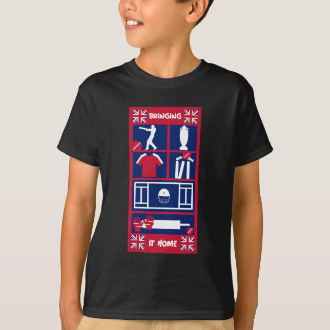 English Test Cricket T-Shirt (Front)