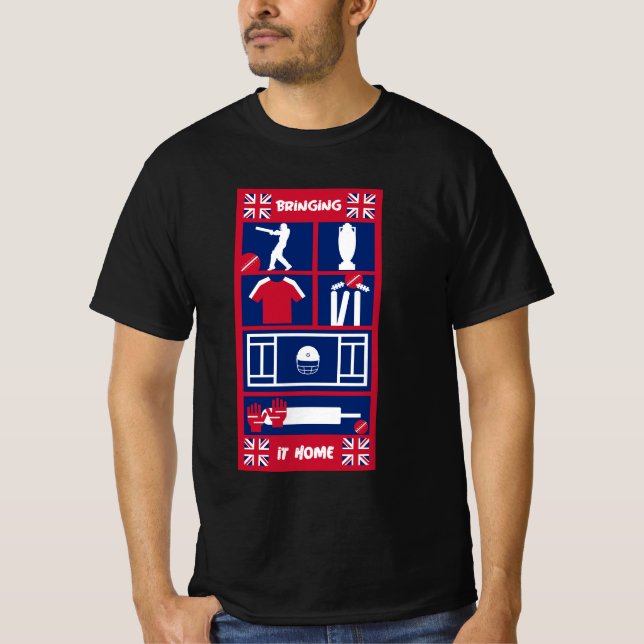 English Test Cricket T-Shirt (Front)