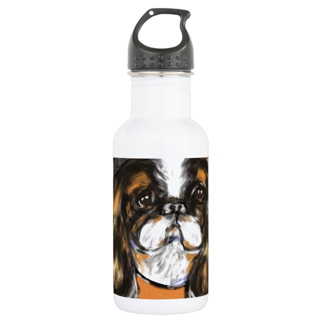 ENGLISH TOY SPANIEL 532 ML WATER BOTTLE (Front)