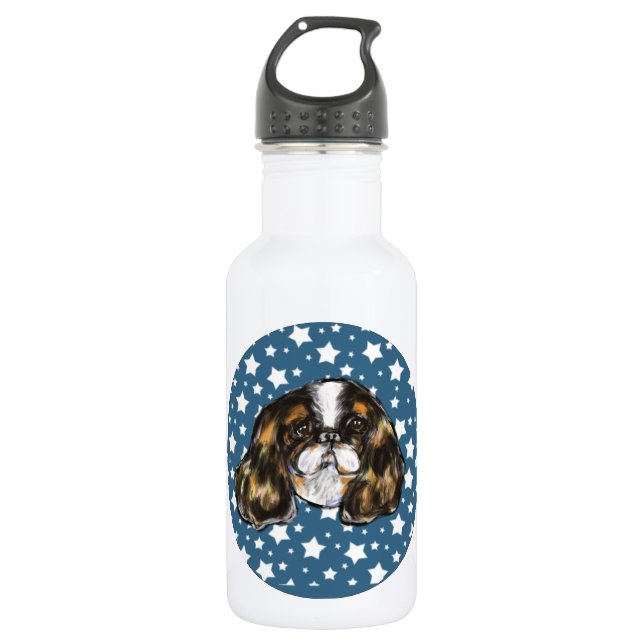 ENGLISH TOY SPANIEL 532 ML WATER BOTTLE (Front)