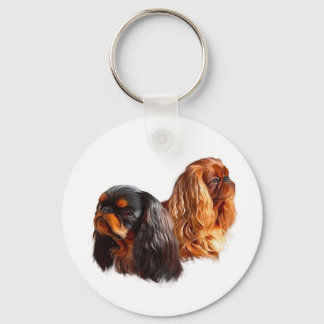 English Toy Spaniel Key Ring