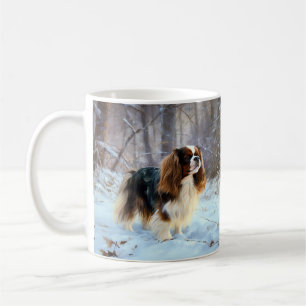 English Toy Spaniel Let It Snow Christmas Coffee Mug