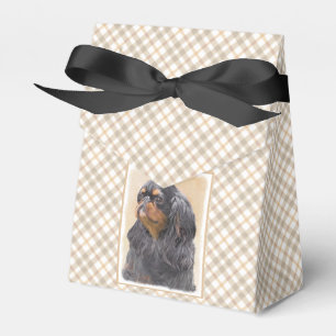English Toy Spaniel Painting Original Animal Art Favour Box