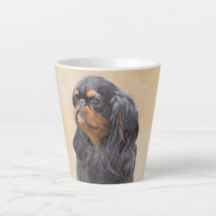 English Toy Spaniel Painting Original Animal Art Latte Mug