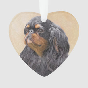 English Toy Spaniel Painting Original Animal Art Ornament