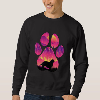 English Toy Spaniel Paw Mom Dad Dog  Women Men Sweatshirt