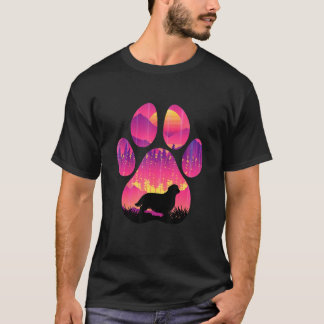 English Toy Spaniel Paw Mum Dad Dog Women Men T-Shirt