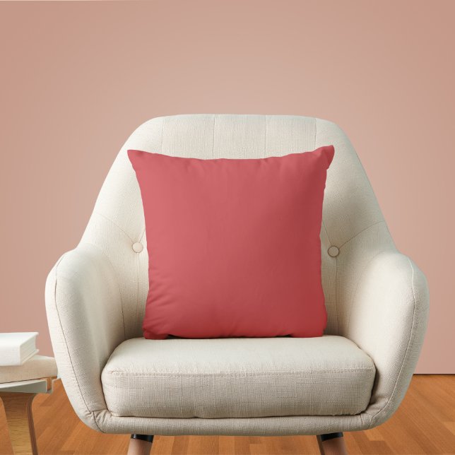 English Vermillion Solid Color Cushion (Creator Uploaded)