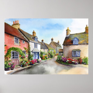 English Village Poster