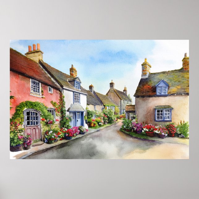English Village Poster (Front)