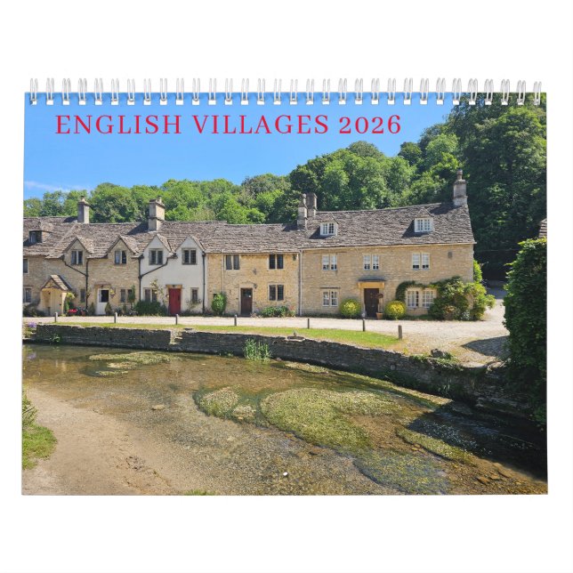 English villages 2026 calendar (Cover)