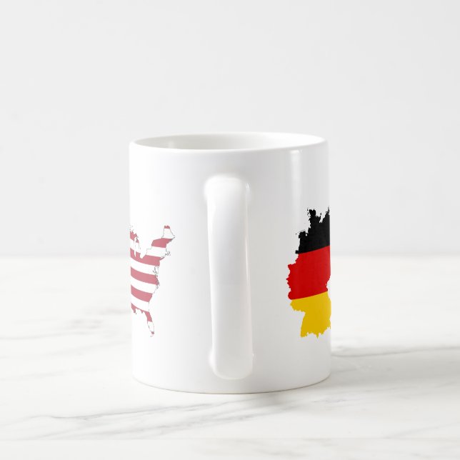 English vs. German - Bitte vs. Please - Mug (Handle)