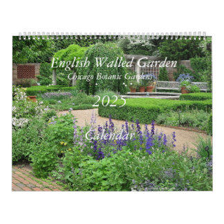 English Walled Garden 2025 Calendar