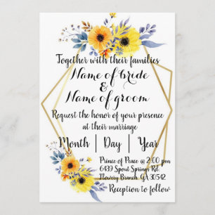 English Wedding Invitation