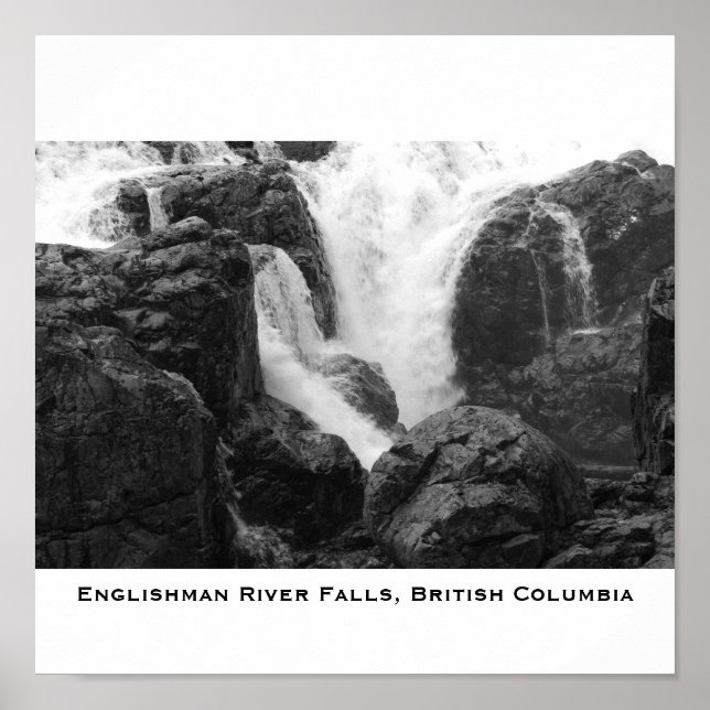 Englishman River Falls - Vancouver Island, Engl... Poster (Front)