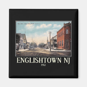 Englishtown, New Jersey, Vintage Magnet