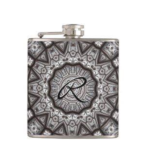 Engraved 3 Wrapped Flask