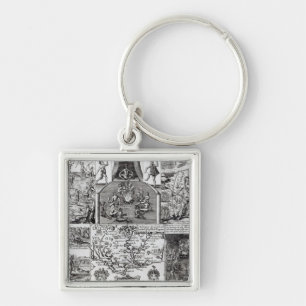 Engraved by Robert Vaughan Key Ring