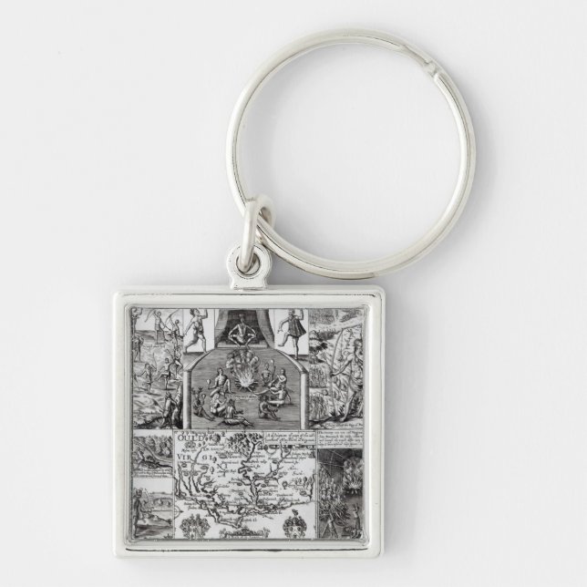 Engraved by Robert Vaughan Key Ring (Front)