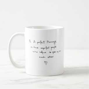 Engraved Ceramic Mug with Your Text, Custom Potter