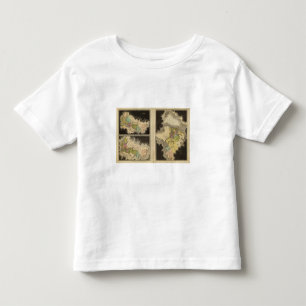 engraved maps of the world toddler T-Shirt