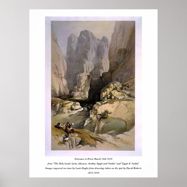 Engraved on stone by Louis Haghe Poster (Front)